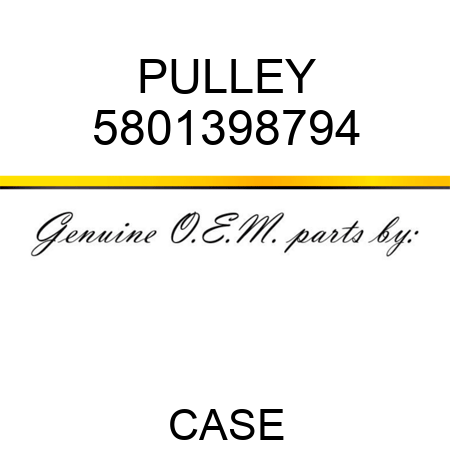 PULLEY 5801398794