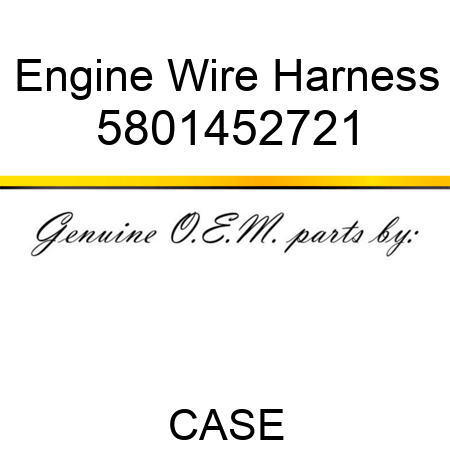 Engine Wire Harness 5801452721