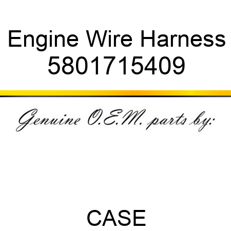 Engine Wire Harness 5801715409