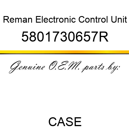 Reman Electronic Control Unit 5801730657R