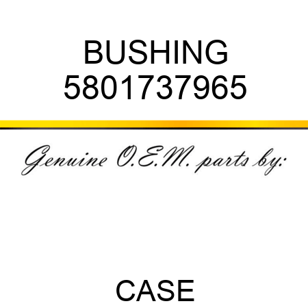 BUSHING 5801737965