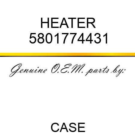 HEATER 5801774431