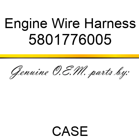 Engine Wire Harness 5801776005