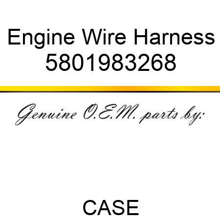 Engine Wire Harness 5801983268