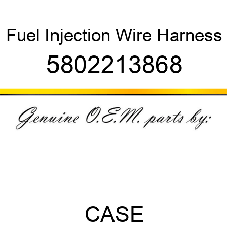 Fuel Injection Wire Harness 5802213868
