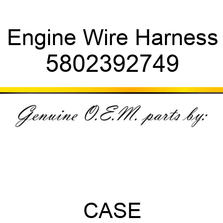 Engine Wire Harness 5802392749