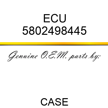 ECU 5802498445