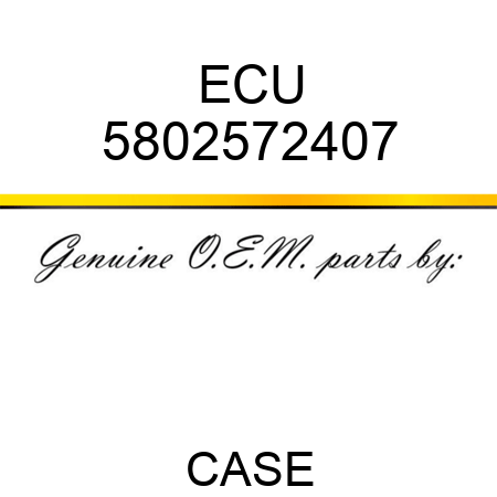 ECU 5802572407
