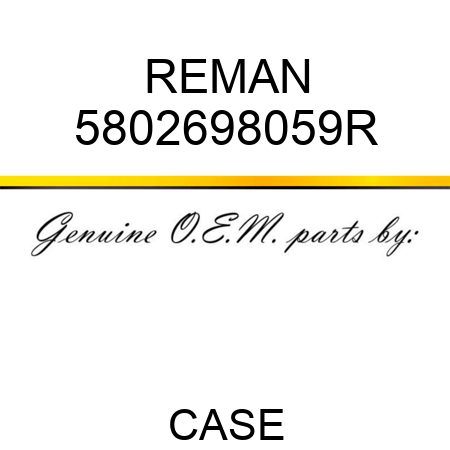 REMAN 5802698059R