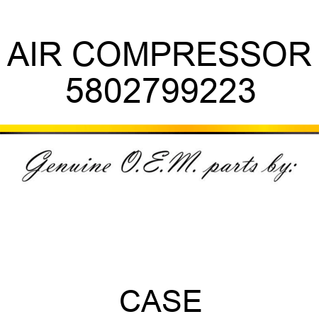AIR COMPRESSOR 5802799223