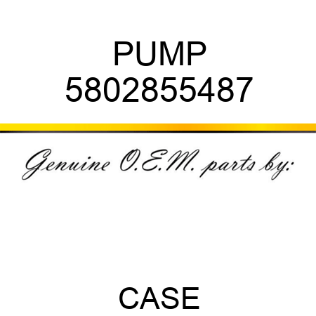 PUMP 5802855487