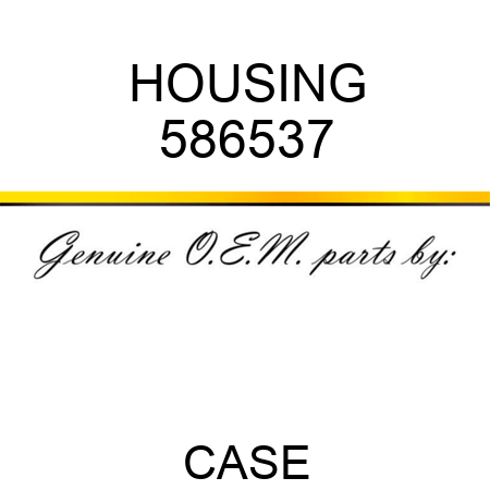 HOUSING 586537