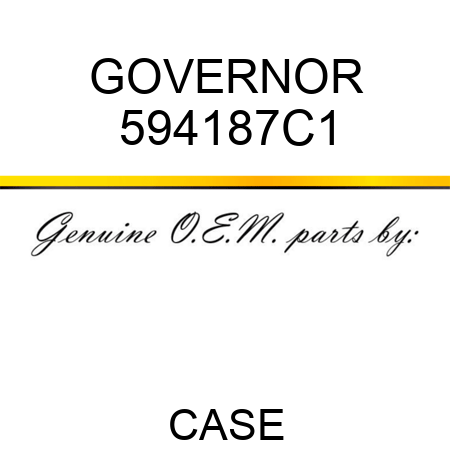GOVERNOR 594187C1