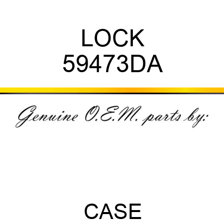 LOCK 59473DA
