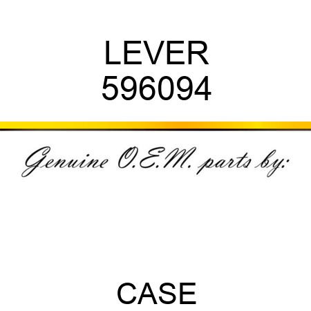 LEVER 596094