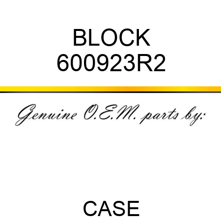 BLOCK 600923R2