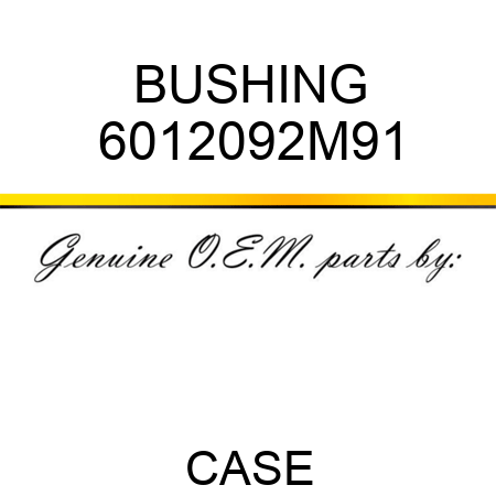 BUSHING 6012092M91