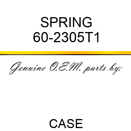 SPRING 60-2305T1