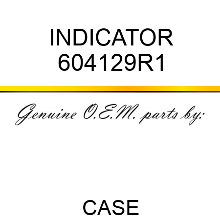 INDICATOR 604129R1