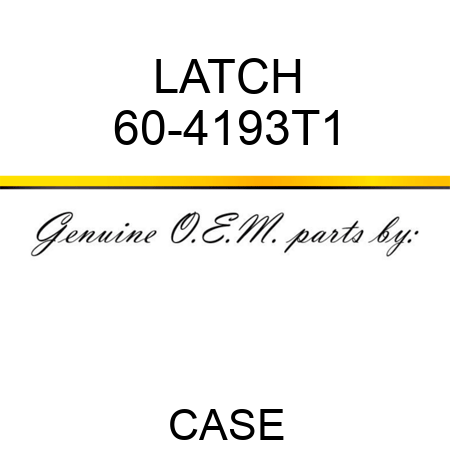LATCH 60-4193T1