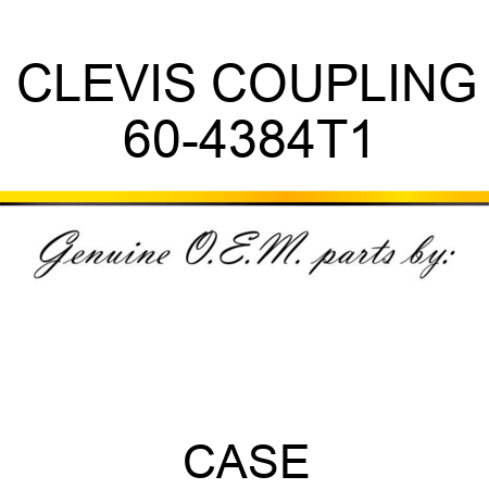 CLEVIS COUPLING 60-4384T1