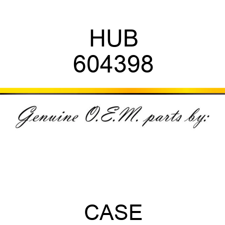 HUB 604398