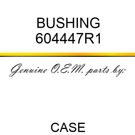 BUSHING 604447R1