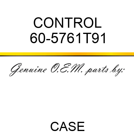 CONTROL 60-5761T91