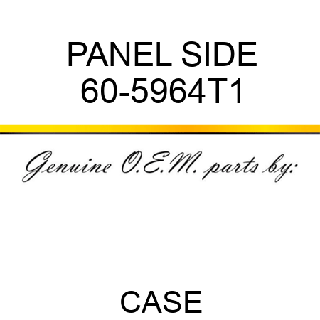 PANEL, SIDE 60-5964T1
