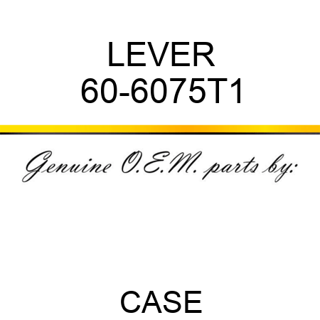 LEVER 60-6075T1