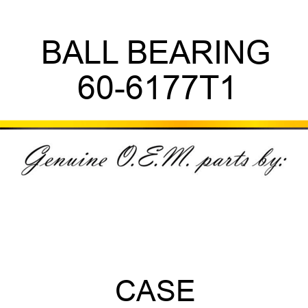 BALL BEARING 60-6177T1