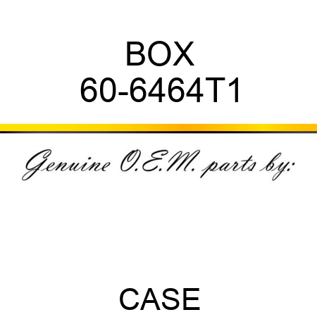 BOX 60-6464T1