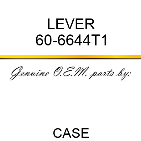 LEVER 60-6644T1