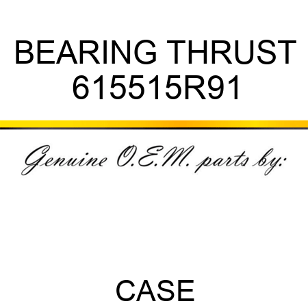 BEARING, THRUST 615515R91
