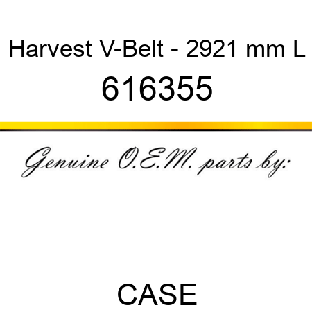 Harvest V-Belt - 2921 mm L 616355
