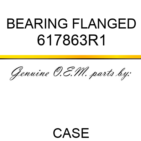 BEARING, FLANGED 617863R1