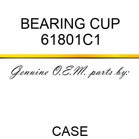BEARING CUP 61801C1