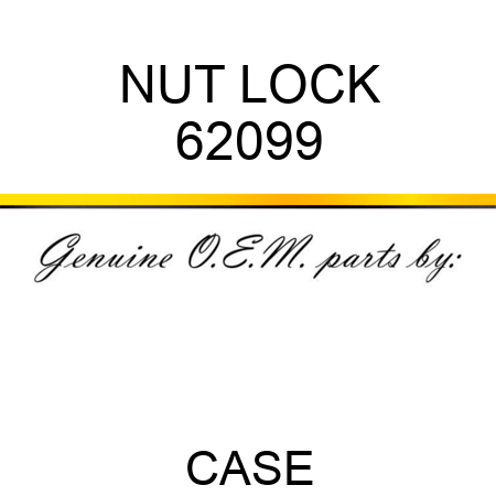 NUT, LOCK 62099