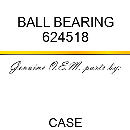 BALL BEARING 624518