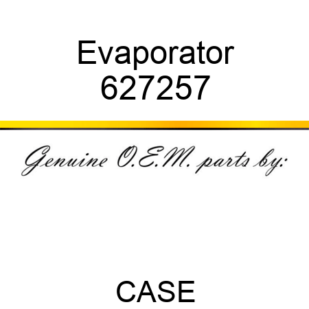 Evaporator 627257