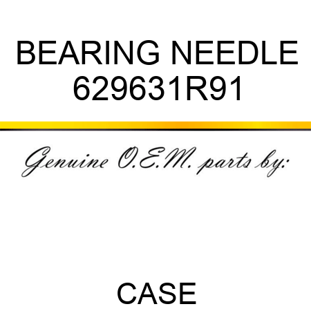 BEARING, NEEDLE 629631R91
