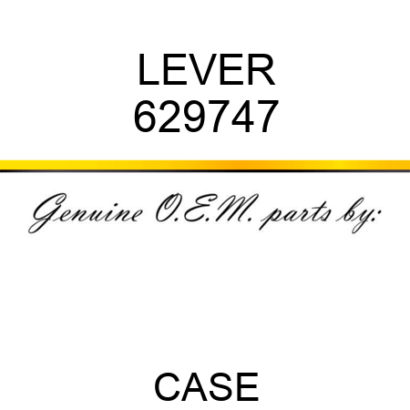 LEVER 629747
