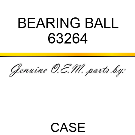 BEARING, BALL 63264