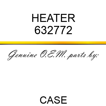HEATER 632772