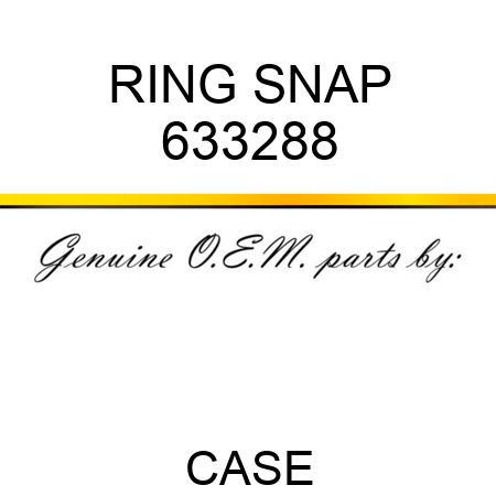 RING, SNAP 633288