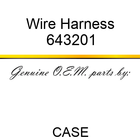 Wire Harness 643201