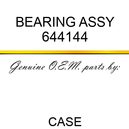 BEARING ASSY 644144