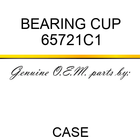 BEARING CUP 65721C1