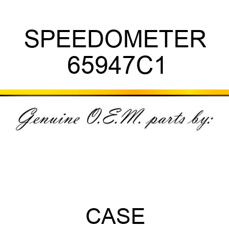 SPEEDOMETER 65947C1