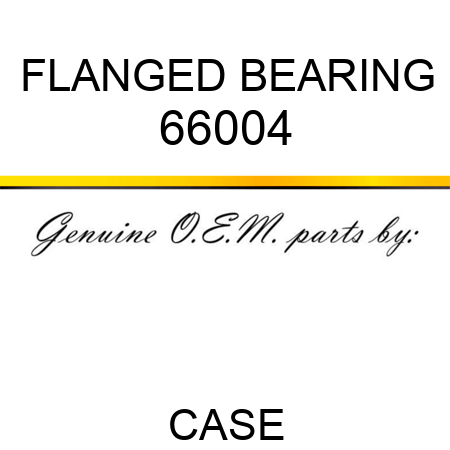 FLANGED BEARING 66004